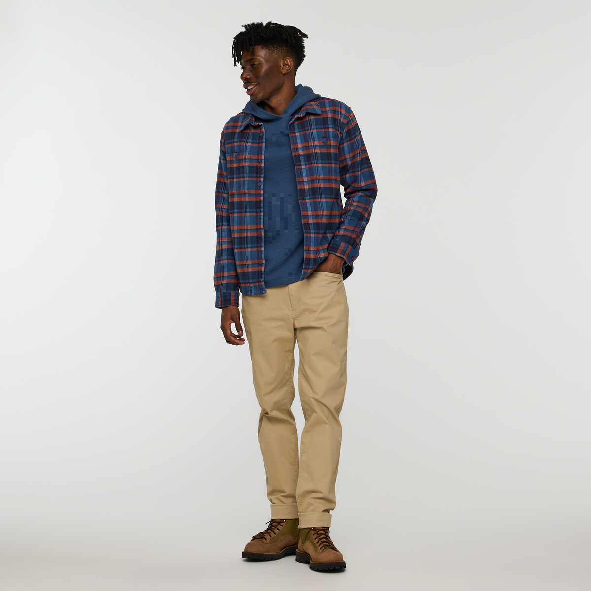 Atajo Long Sleeve Waffle Hoodie Men's - Image 10