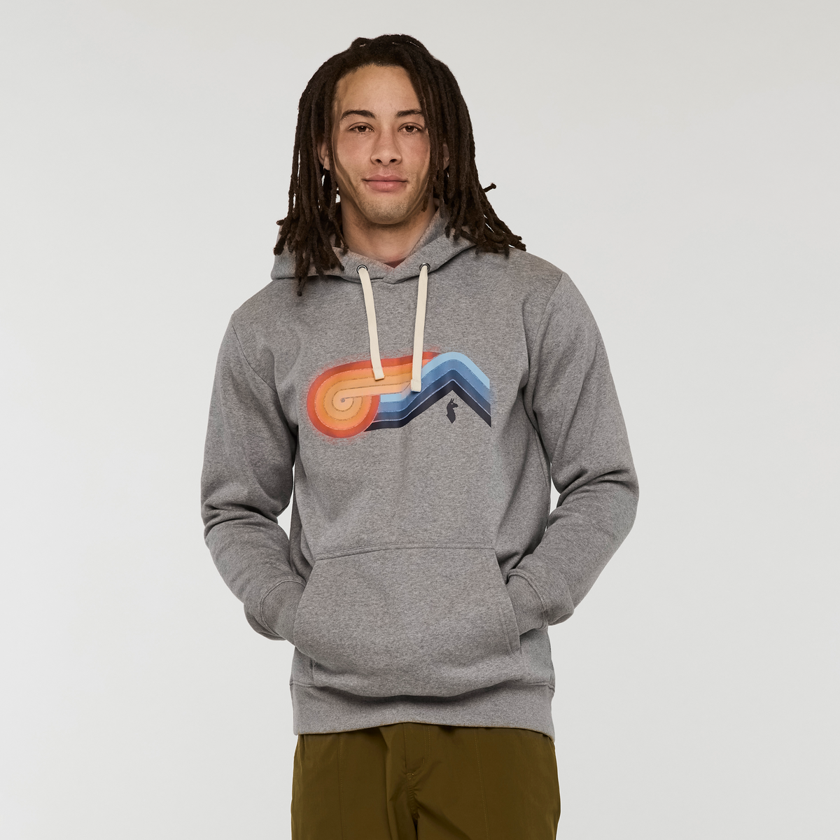Melting Sunset Pullover Hoodie   Men's