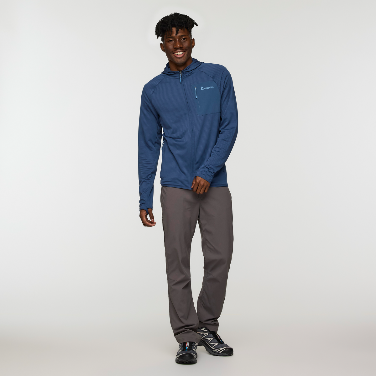 Alternative view of Otero Fleece Full Zip Hooded Jacket   Men's