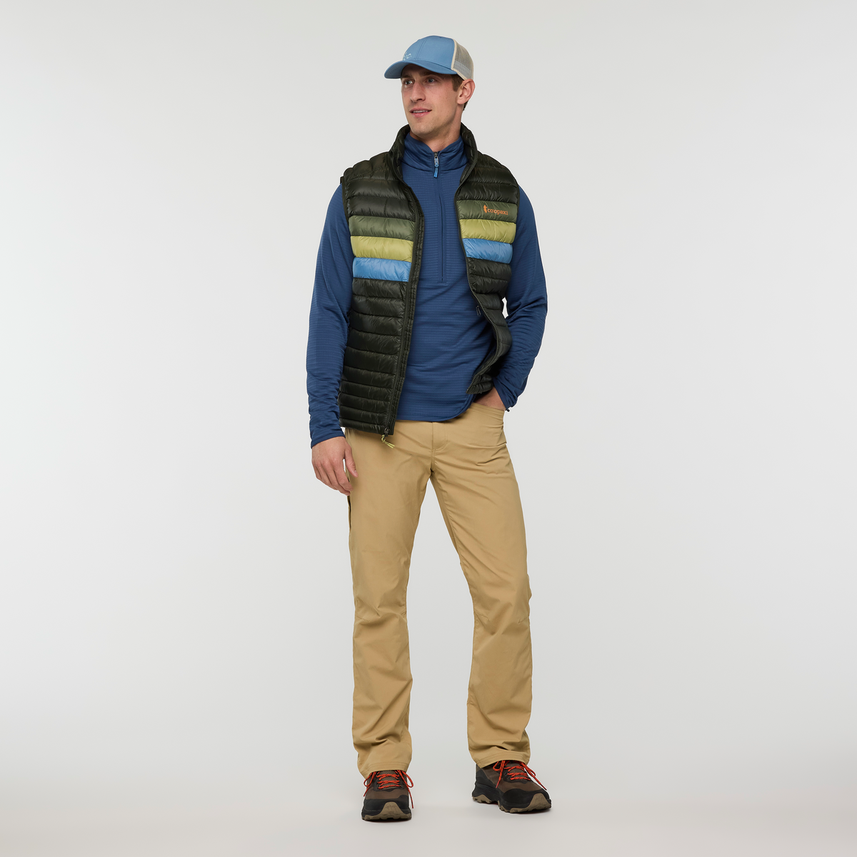 Alternative view of Otero Fleece Half Zip Pullover   Men's