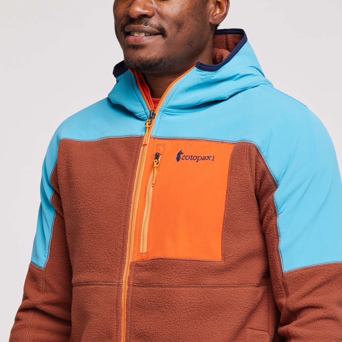 Abrazo Hooded Full Zip Fleece Jacket Men's - Image 5