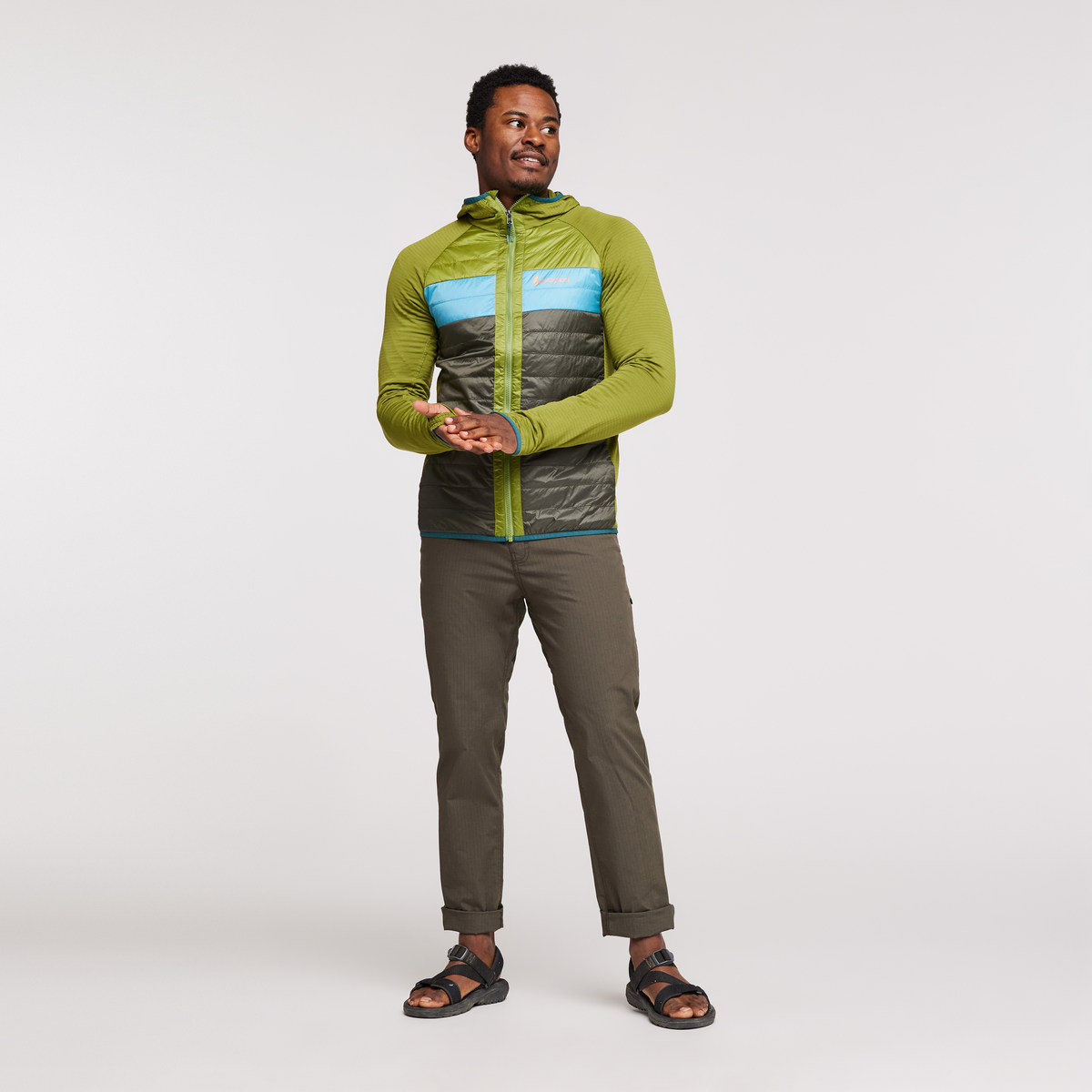 Capa Hybrid Insulated Hooded Jacket Men's - Image 11