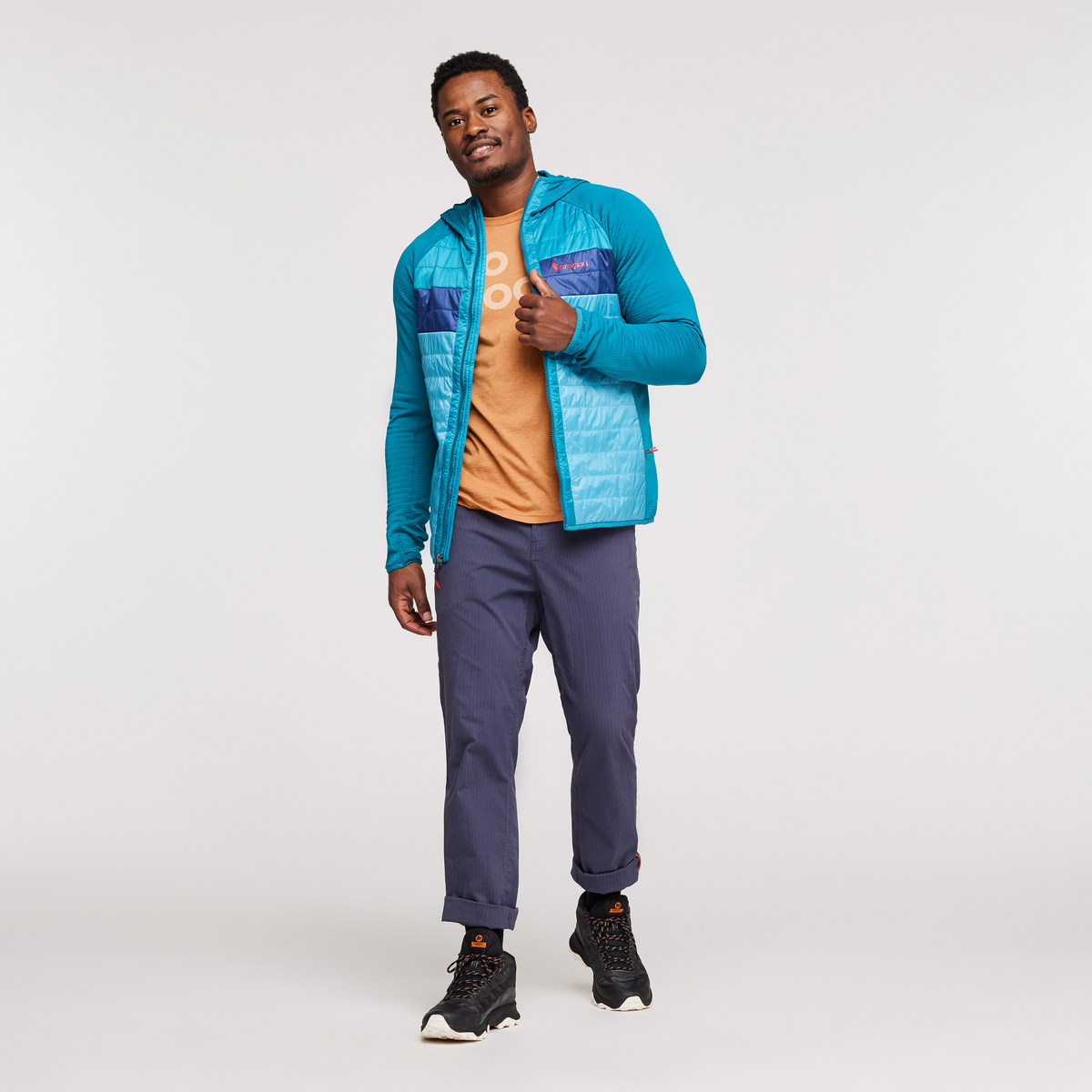 Capa Hybrid Insulated Hooded Jacket Men's - Image 2