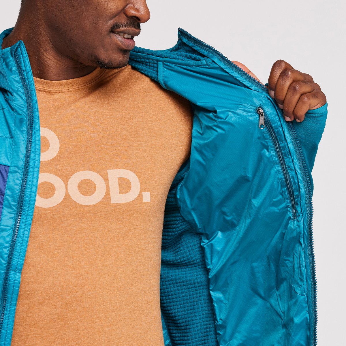 Capa Hybrid Insulated Hooded Jacket Men's - Image 6