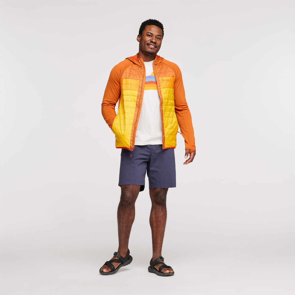 Capa Hybrid Insulated Hooded Jacket Men's - Image 12