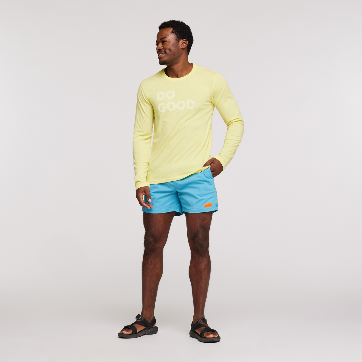 Do Good Long Sleeve T Shirt Men's - Image 2