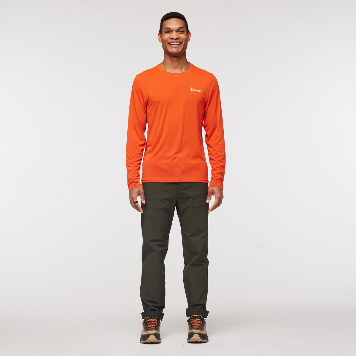 Alternative view of Fino Long Sleeve Tech Tee   Men's