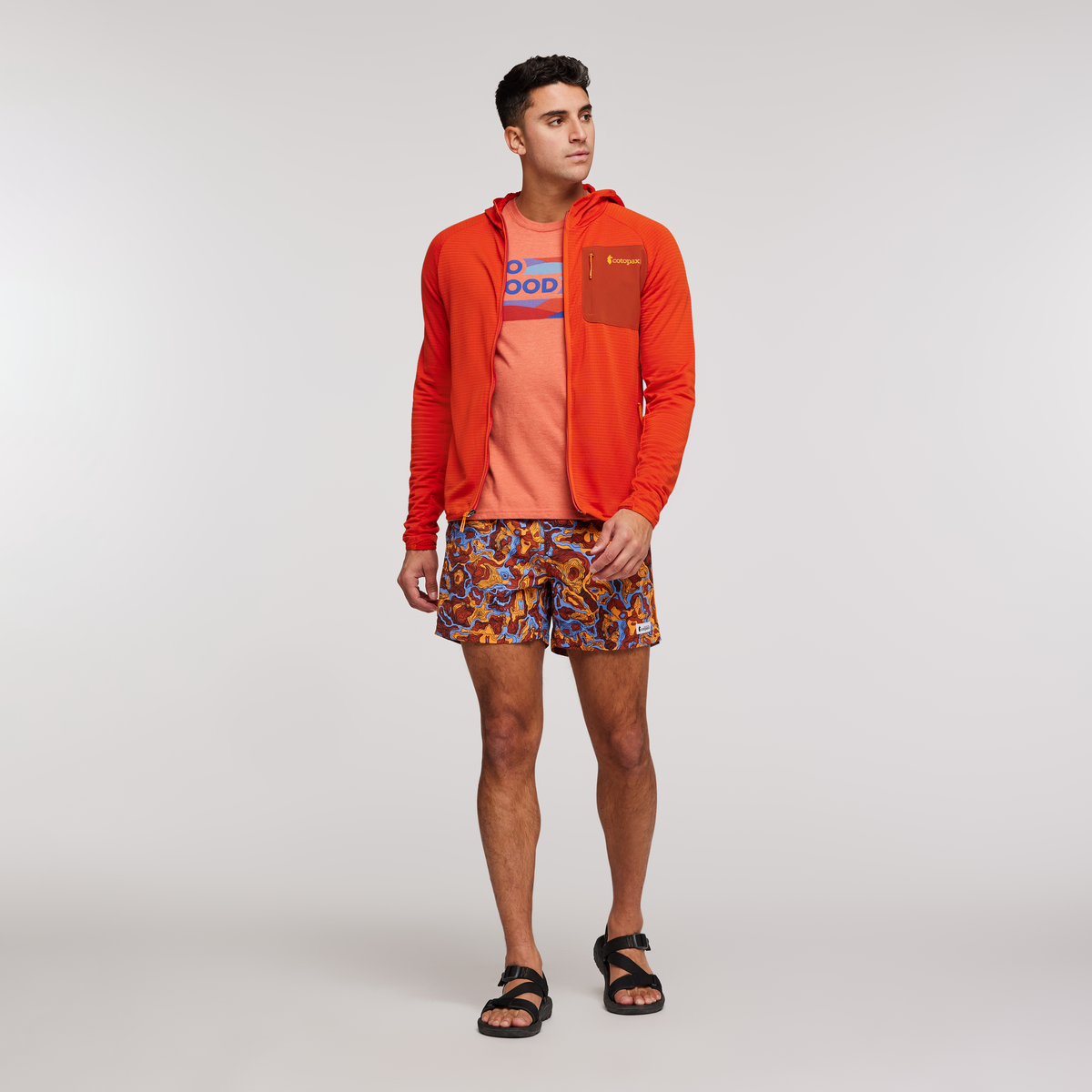 Otero Fleece Full Zip Hooded Jacket Men's - Image 2