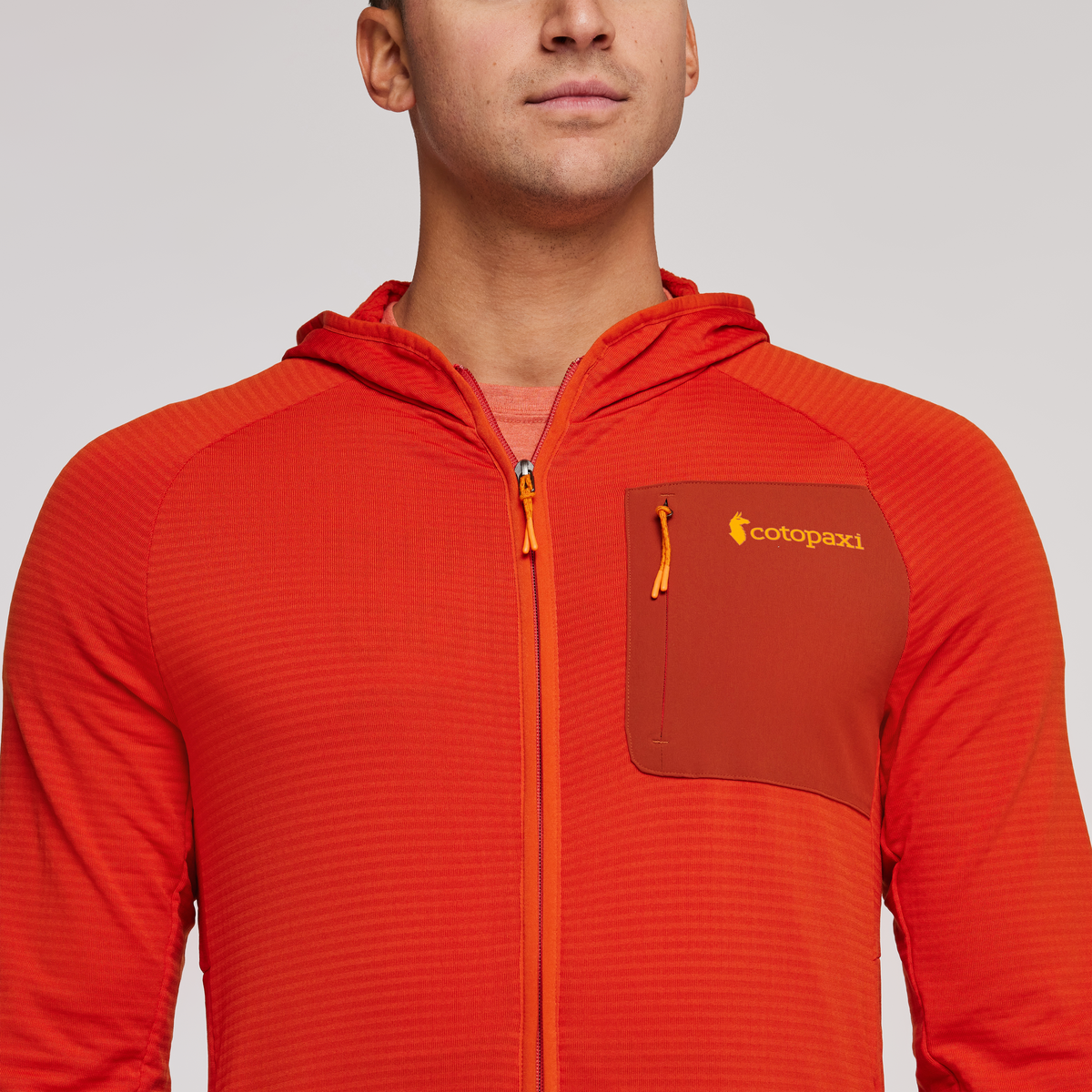 Otero Fleece Full Zip Hooded Jacket Men's - Image 6