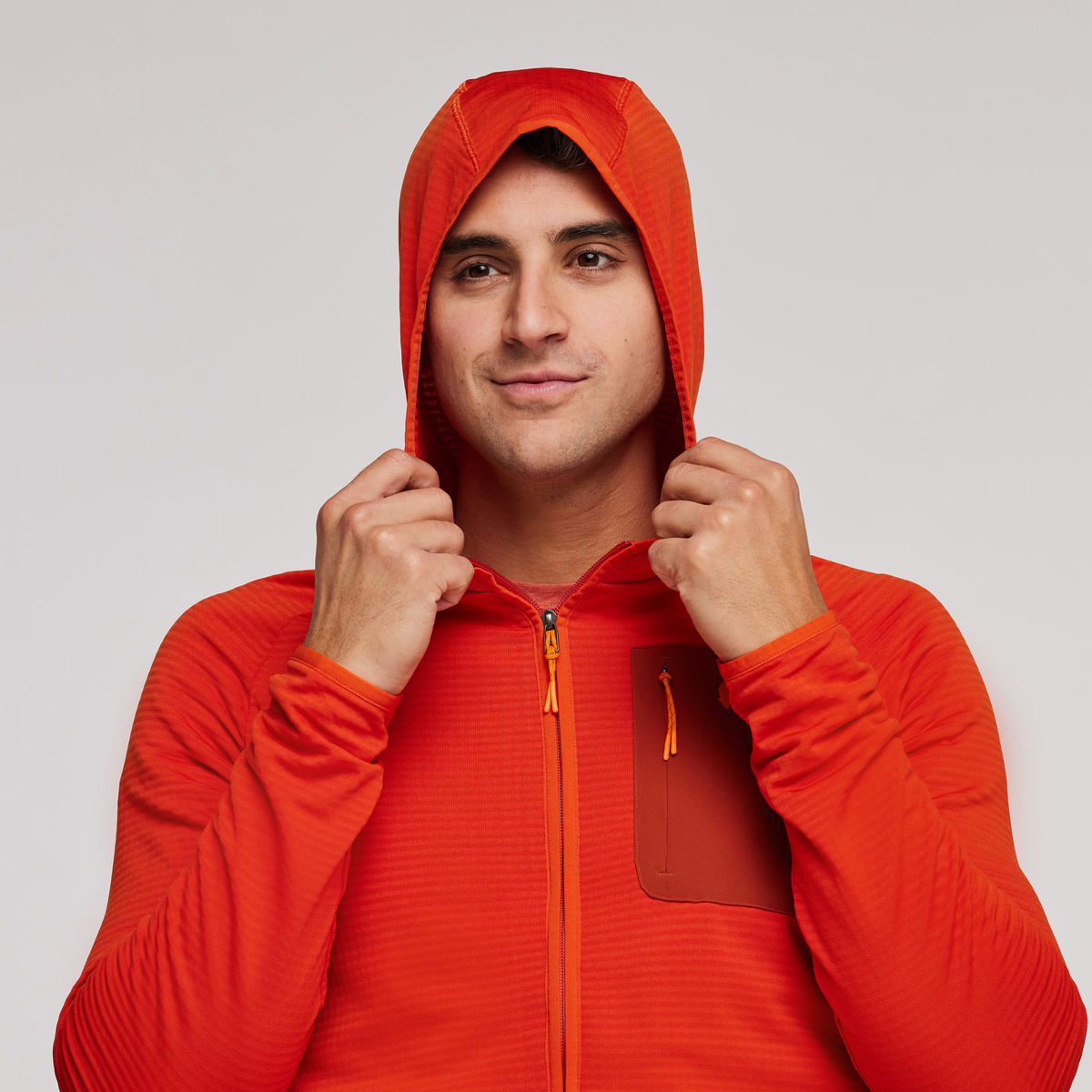 Otero Fleece Full Zip Hooded Jacket Men's - Image 5