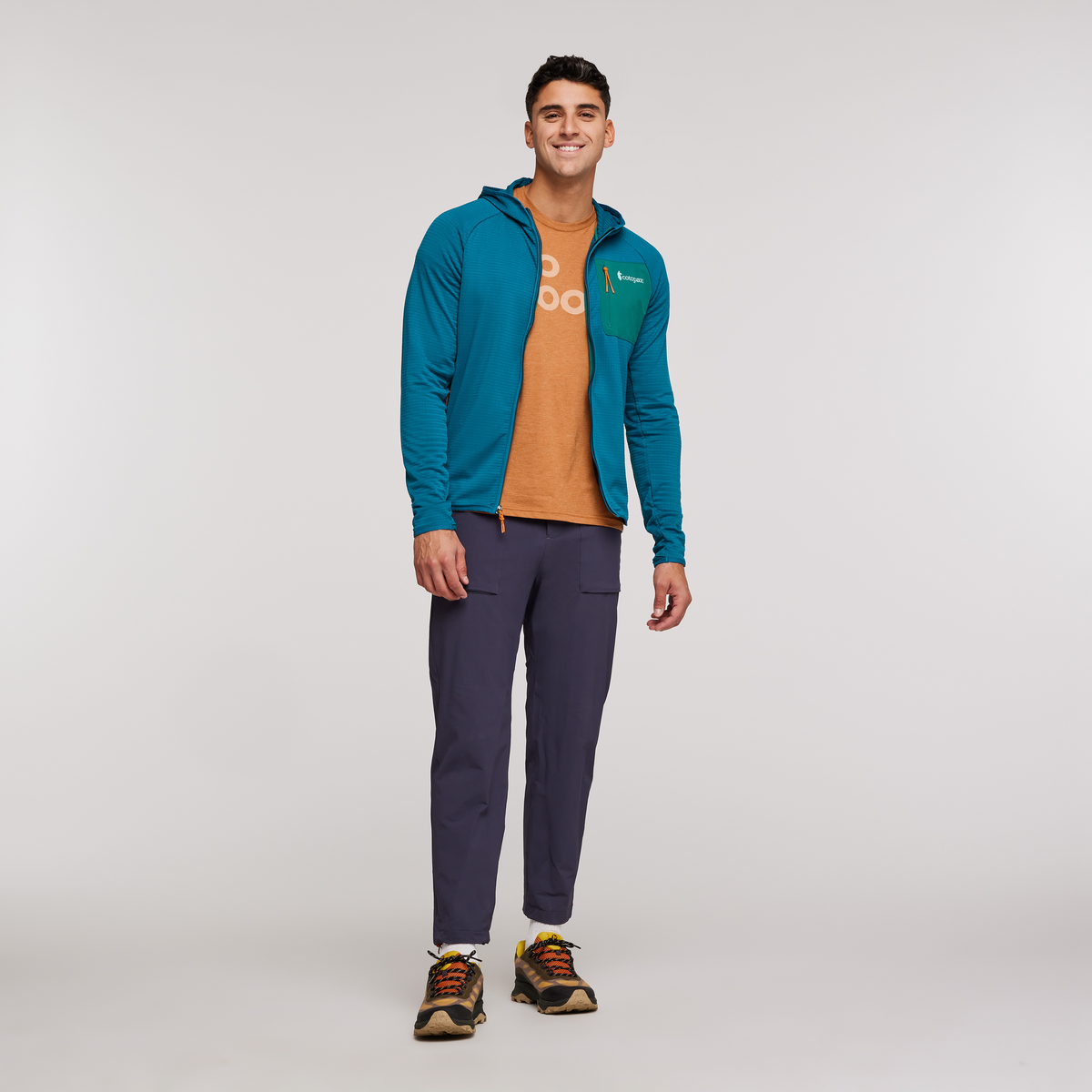 Otero Fleece Full Zip Hooded Jacket Men's - Image 8