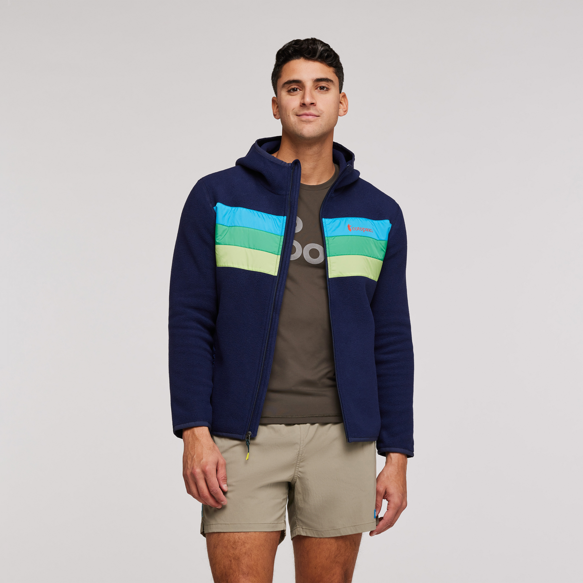 Teca Fleece Hooded Full Zip Jacket   Men's