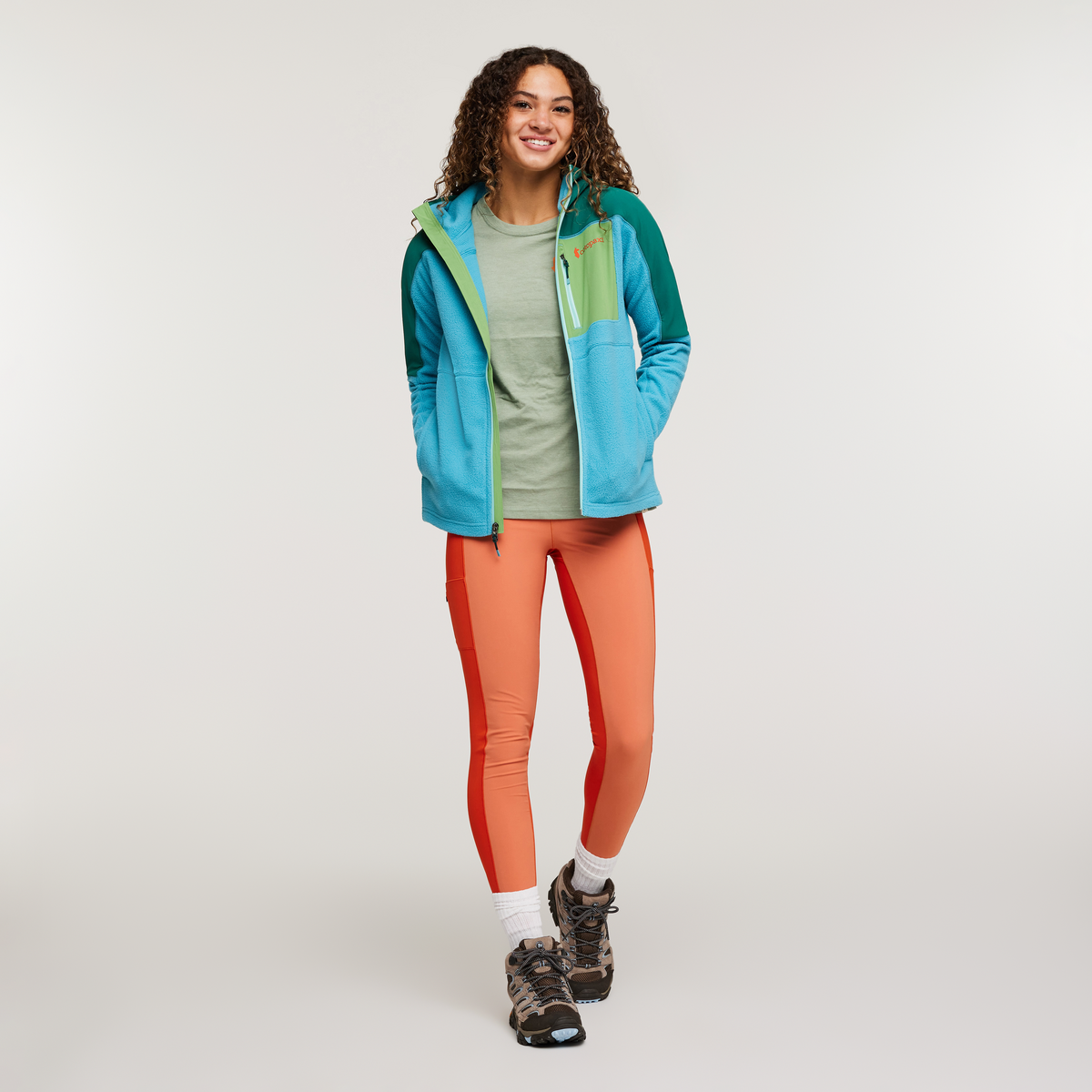 Alternative view of Abrazo Fleece Hooded Full Zip Jacket   Women's