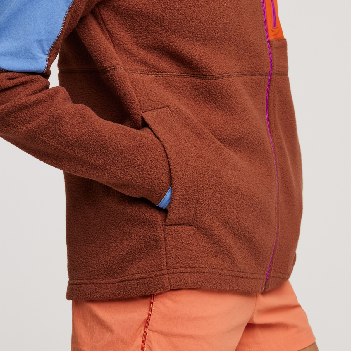 Abrazo Hooded Full Zip Fleece Jacket Men's - Image 6