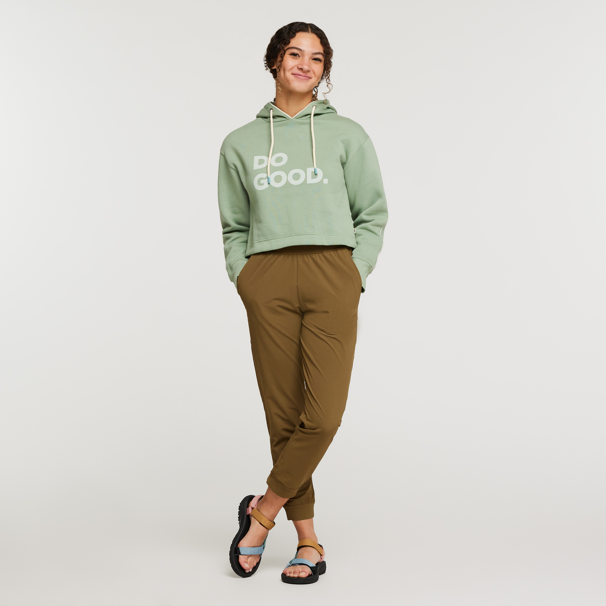 Do Good Crop Sweatshirt Women's - Image 2