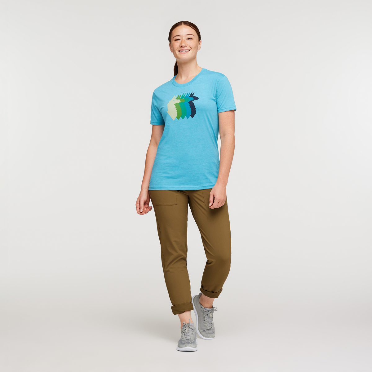 Alternative view of Llama Sequence T Shirt   Women's