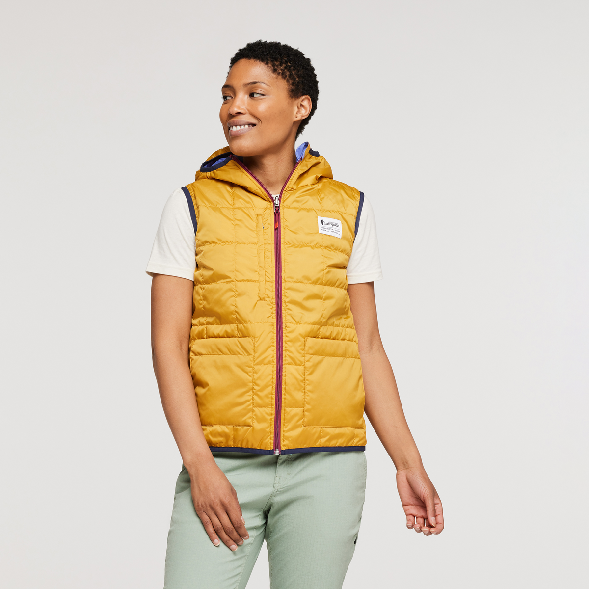 Teca Cálido Reversible Hooded Vest Women's