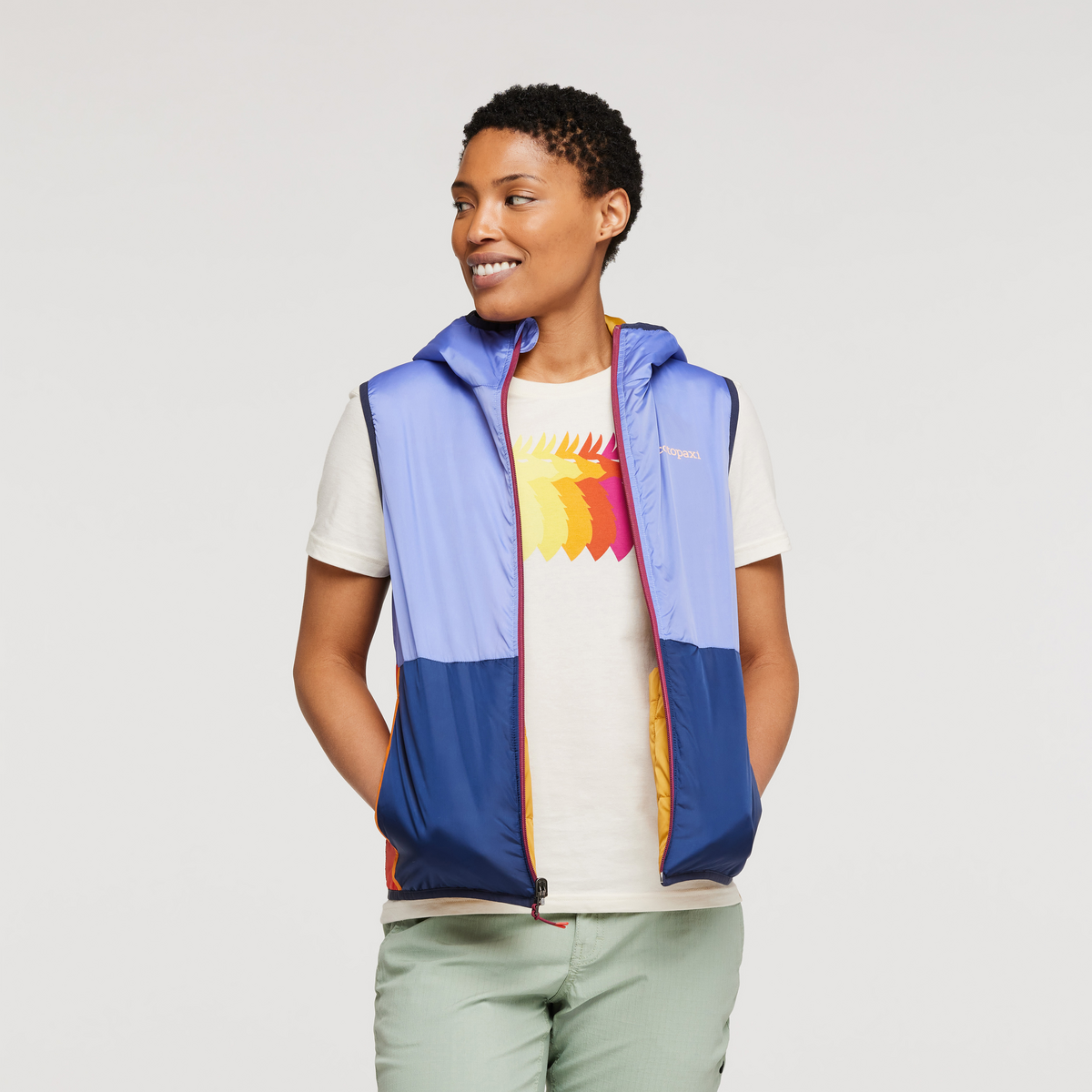 Alternative view of Teca Cálido Reversible Hooded Vest   Women's