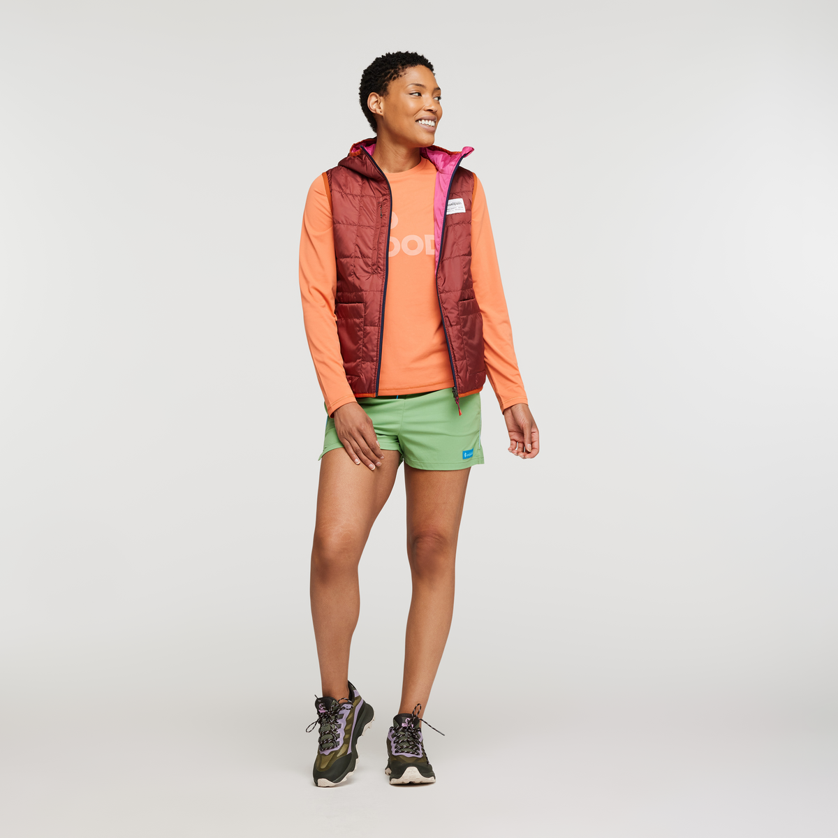 Teca Cálido Reversible Hooded Vest Women's - Image 17