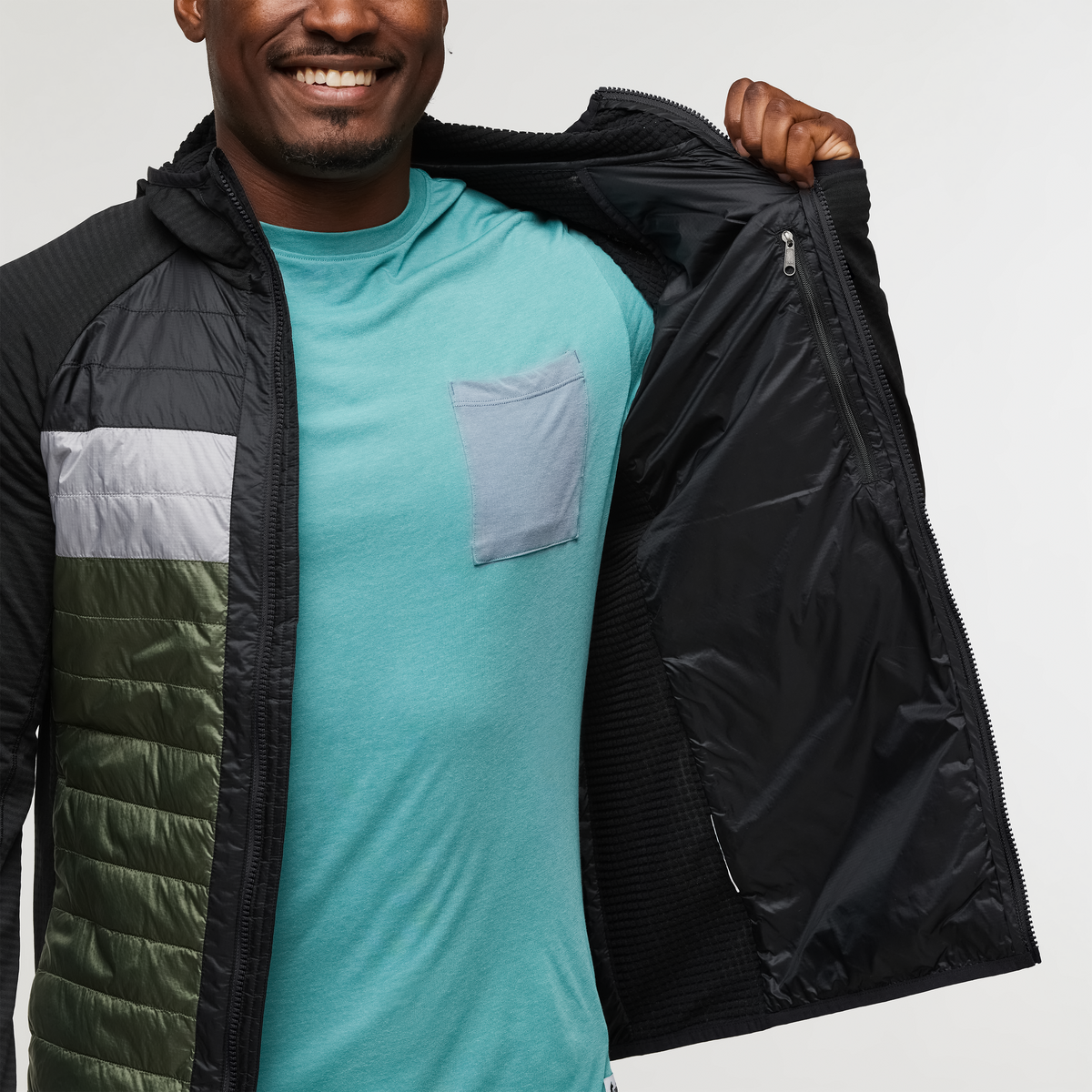 Capa Hybrid Insulated Hooded Jacket Men's - Image 8