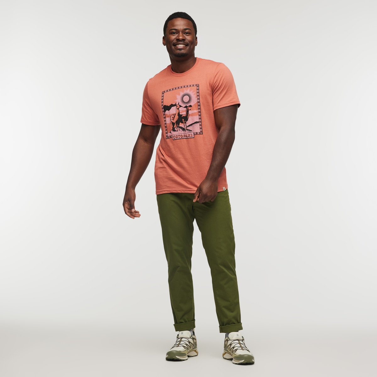 Llama Greetings T Shirt Men's - Image 9