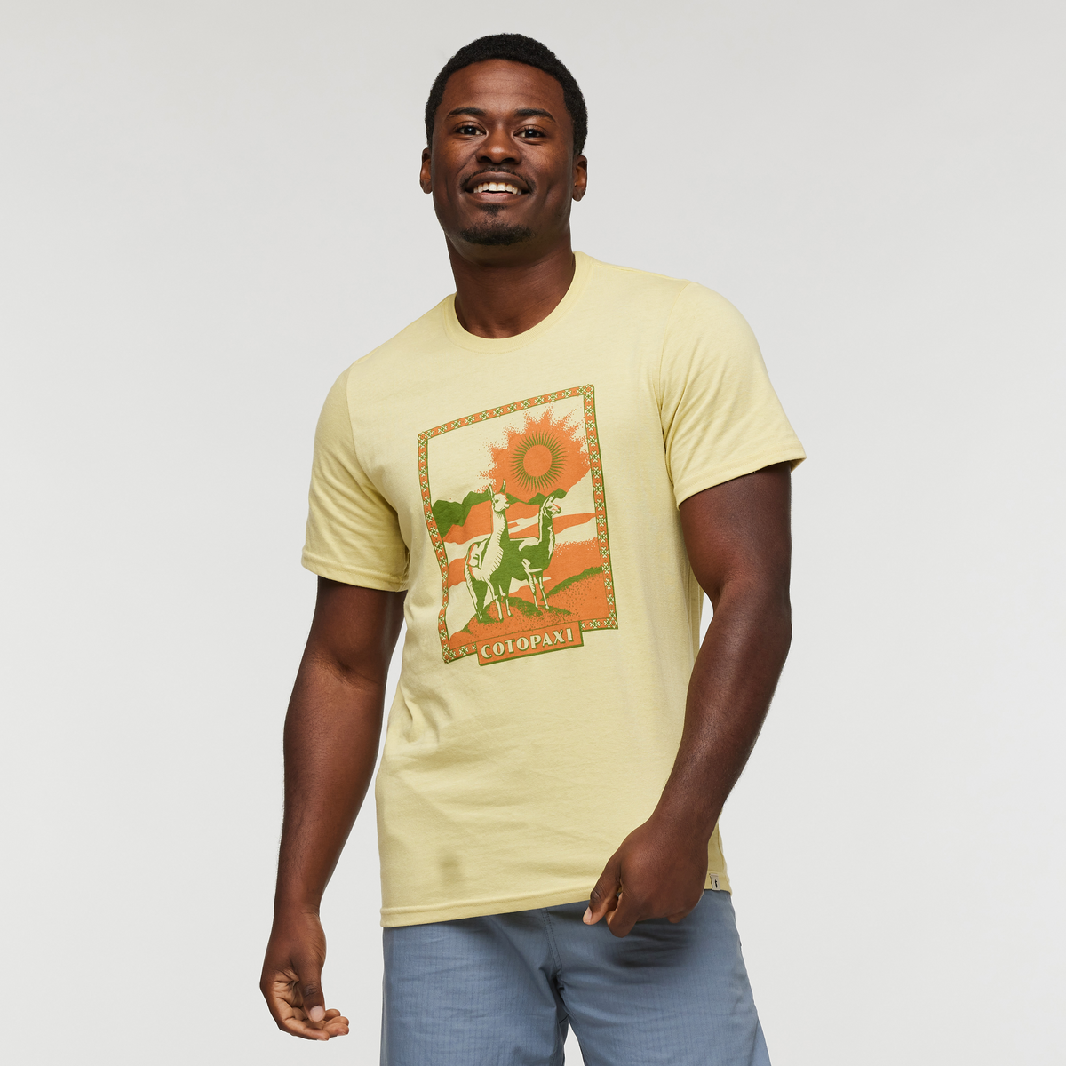 Llama Greetings T Shirt Men's - Image 15