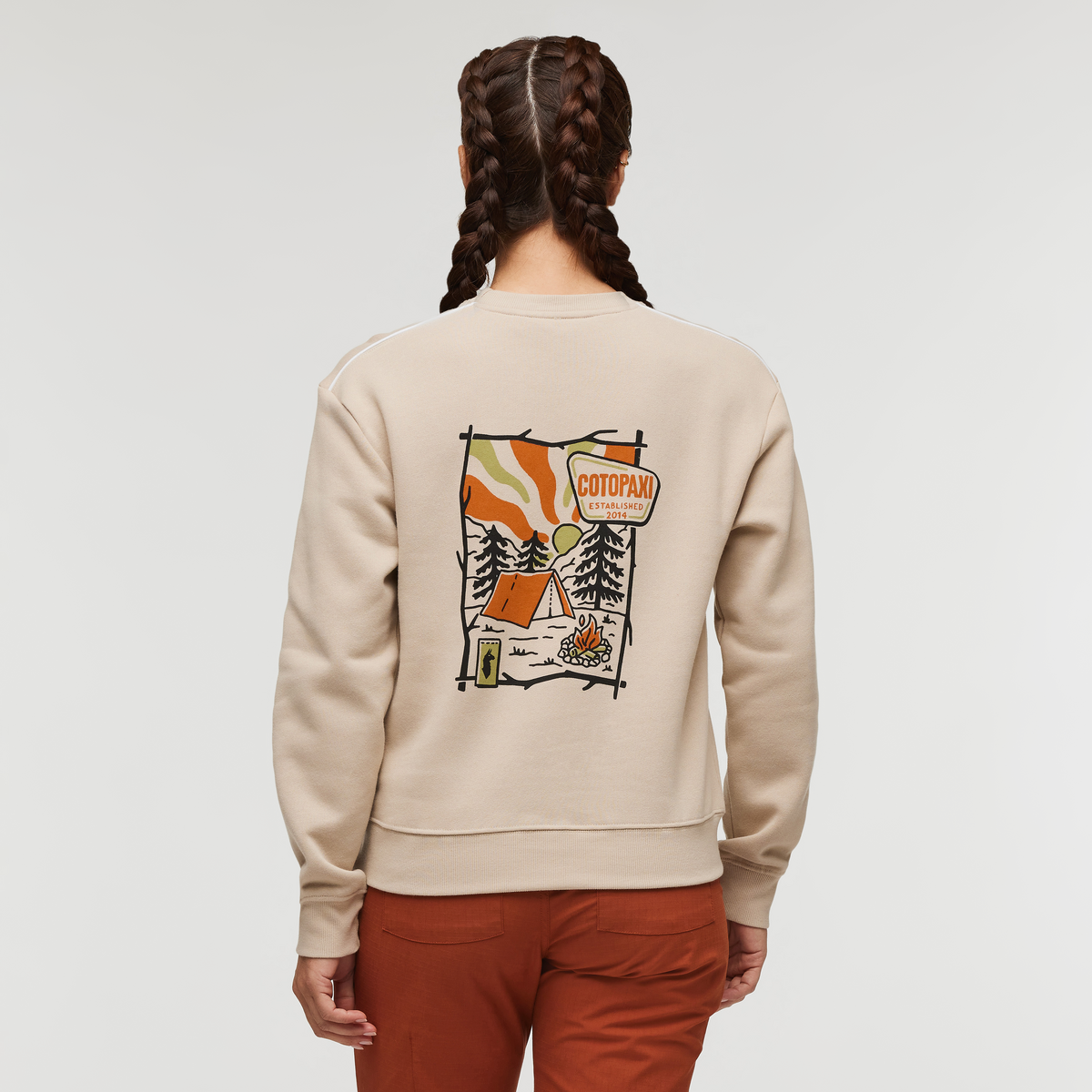 Alternative view of Camp Life Crew Sweatshirt   Women's