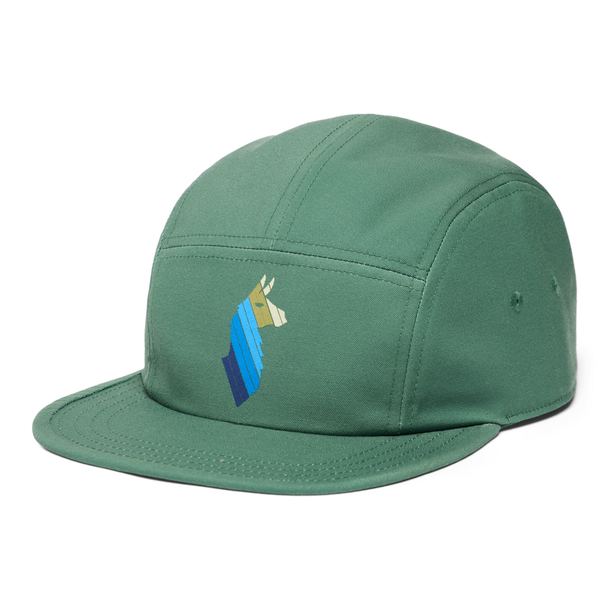 Llama Stripes 5 Panel Hat