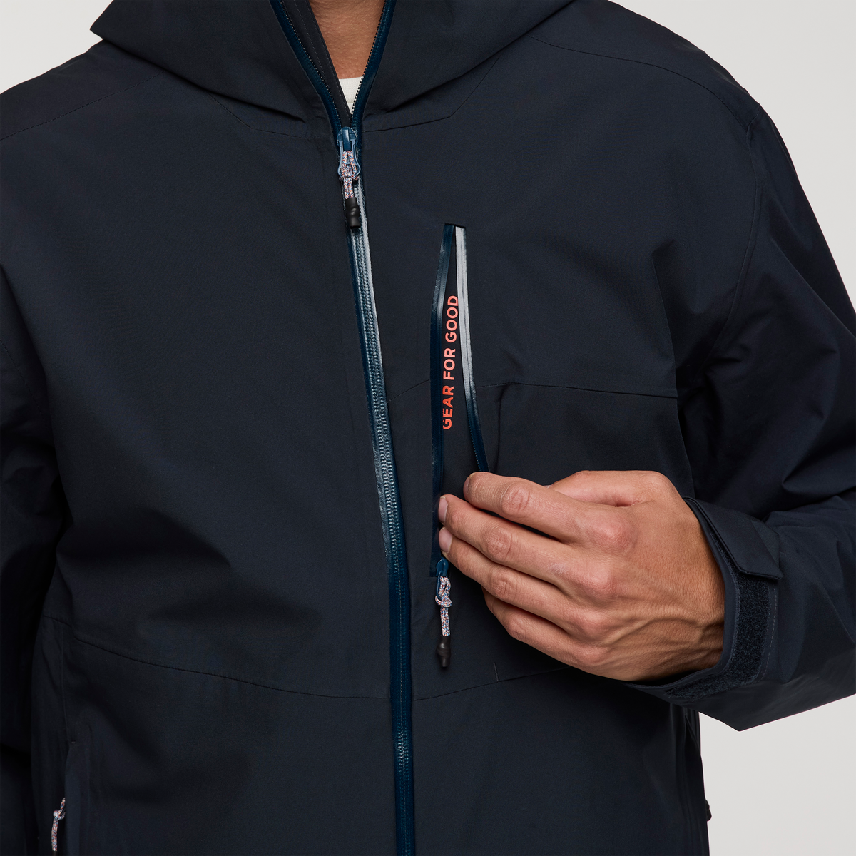 Impermeo 3L Hooded Shell Jacket Men's - Image 6
