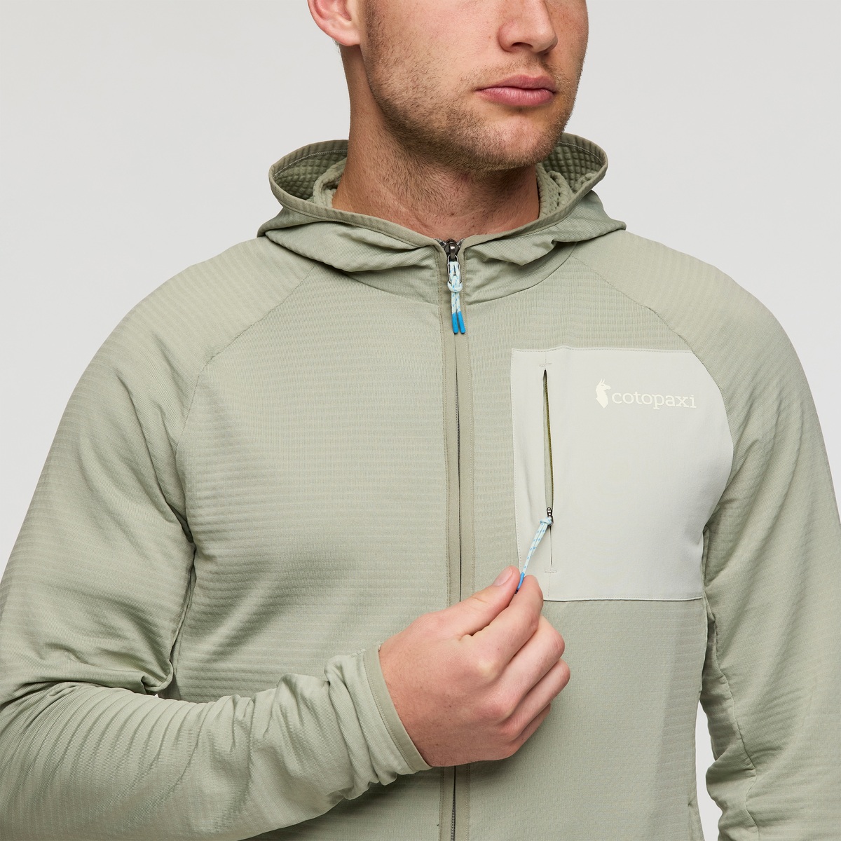 Otero Fleece Full Zip Hooded Jacket Men's - Image 6