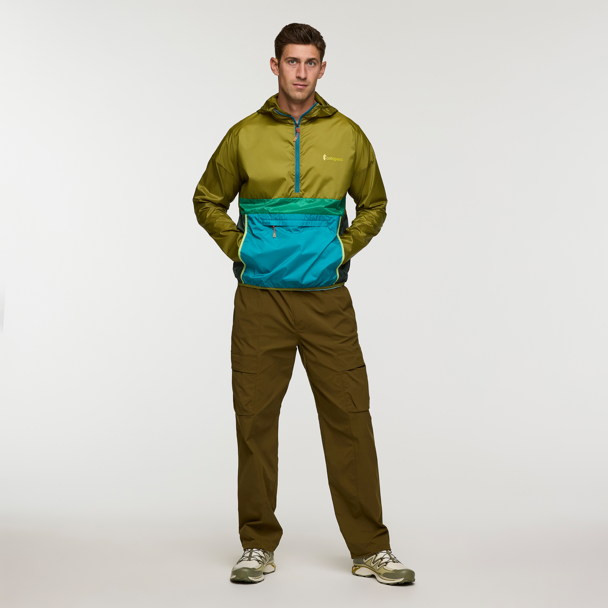 Alternative view of Teca Half Zip Windbreaker   Men's