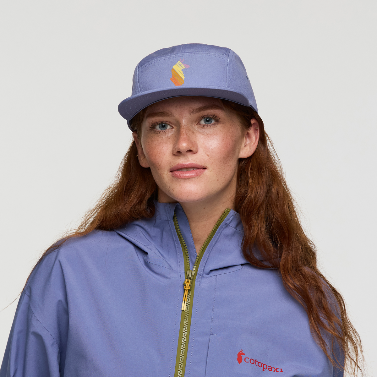 Llama Stripes 5 Panel Hat - Image 7