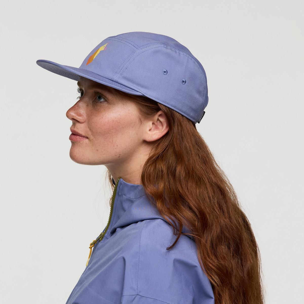 Llama Stripes 5 Panel Hat - Image 8