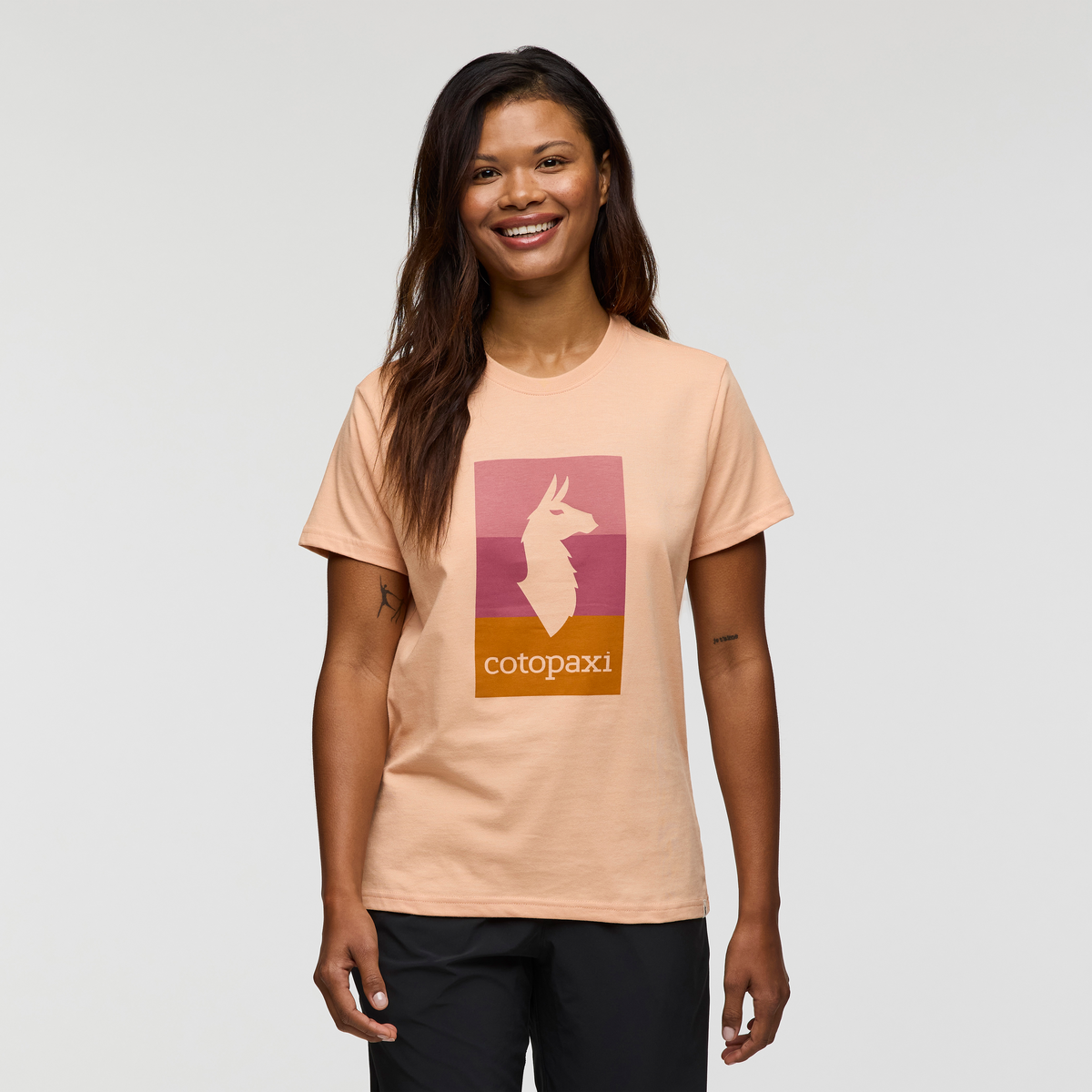 Llama Block T Shirt   Women's