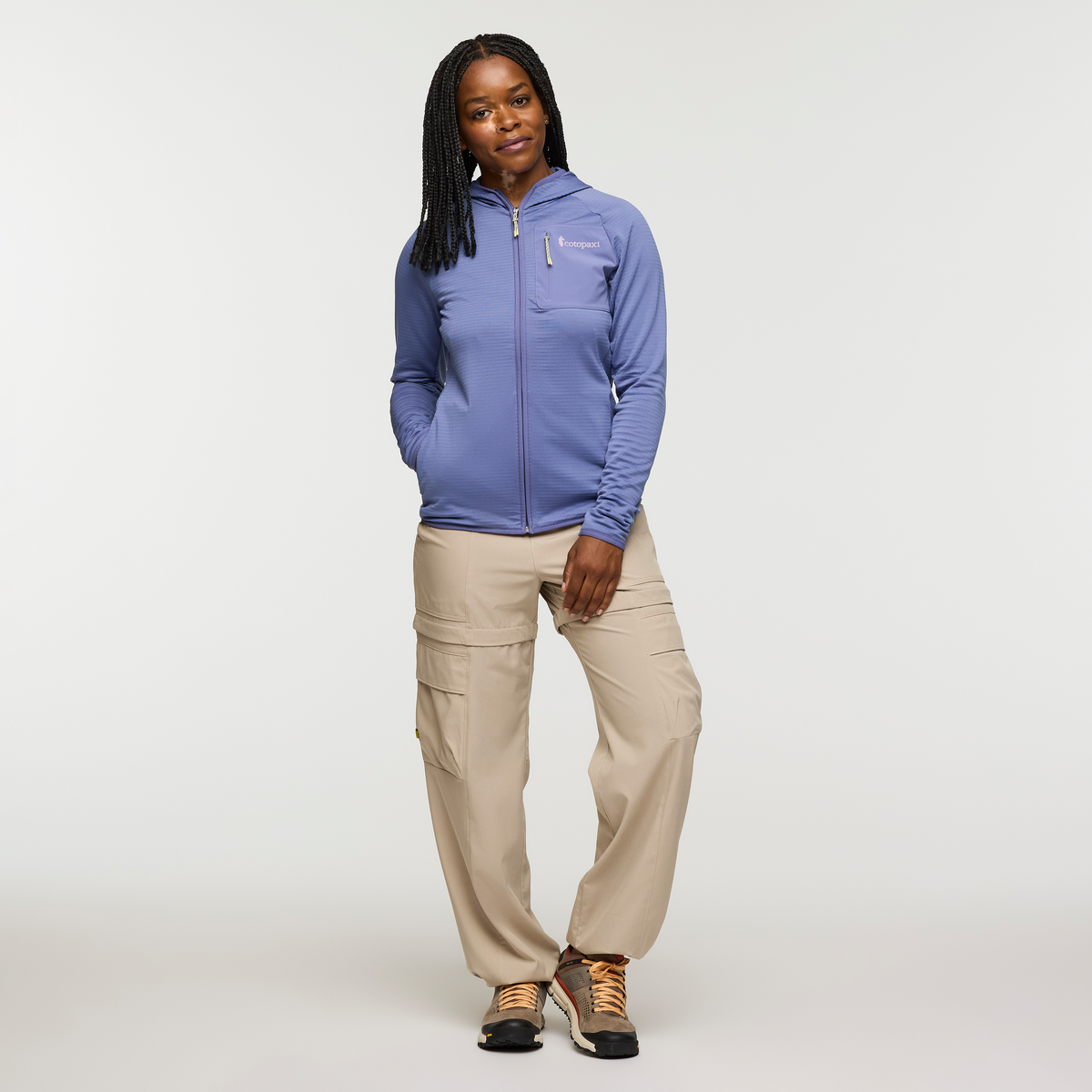 Alternative view of Otero Fleece Full Zip Hooded Jacket   Women's