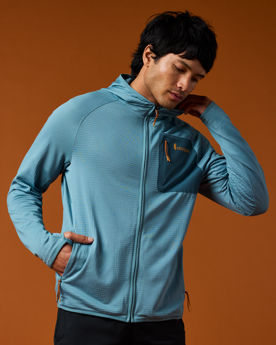 Otero Fleece Full Zip Hooded Jacket Men's