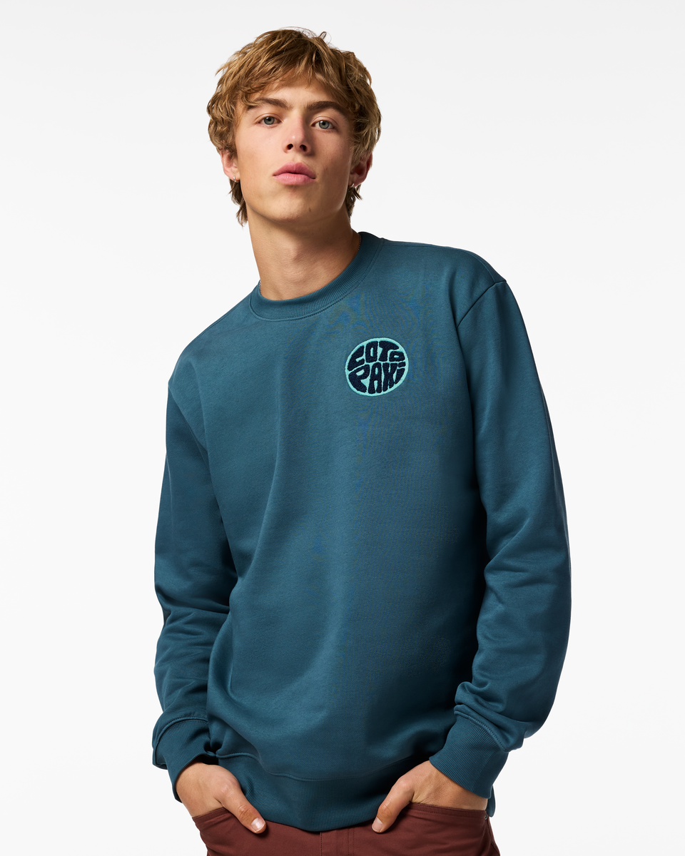 Trail To Sea Crew Sweatshirt Men's - Image 5