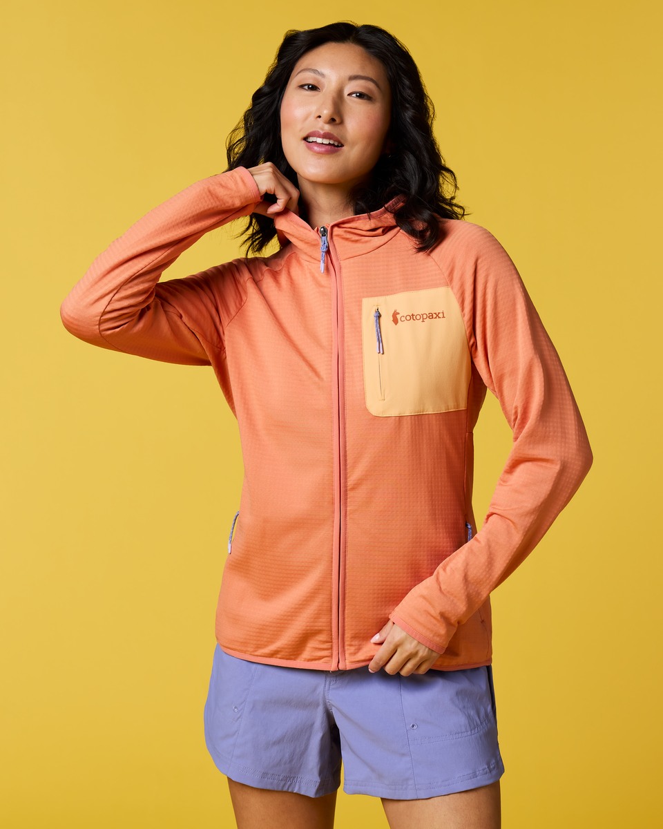 Otero Fleece Full Zip Hooded Jacket Women's - Image 19