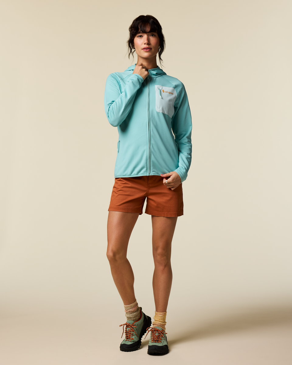 Otero Fleece Full Zip Hooded Jacket Women's - Image 10