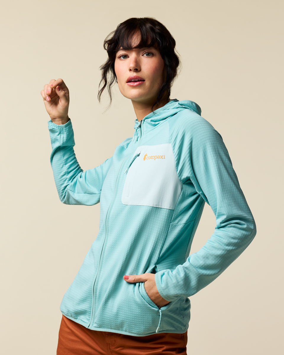 Otero Fleece Full Zip Hooded Jacket Women's