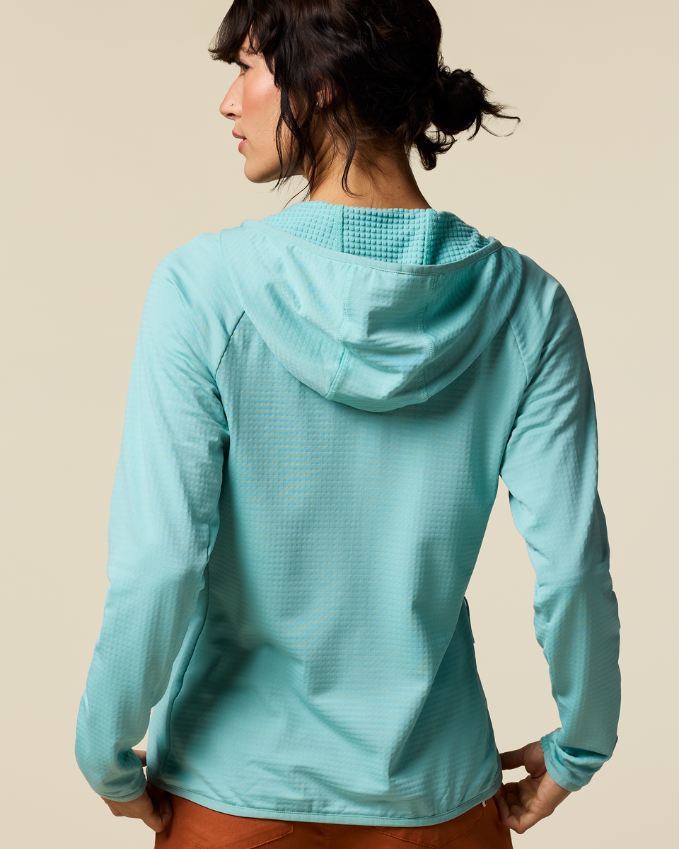 Otero Fleece Full Zip Hooded Jacket Women's - Image 3