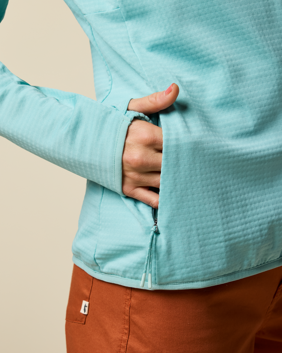 Otero Fleece Full Zip Hooded Jacket Women's - Image 7