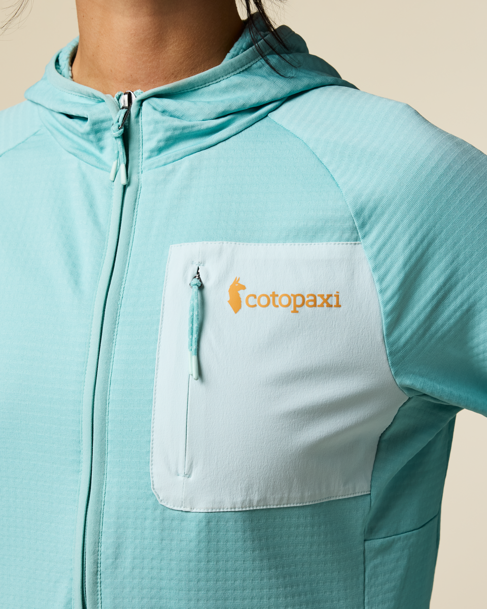 Otero Fleece Full Zip Hooded Jacket Women's - Image 6