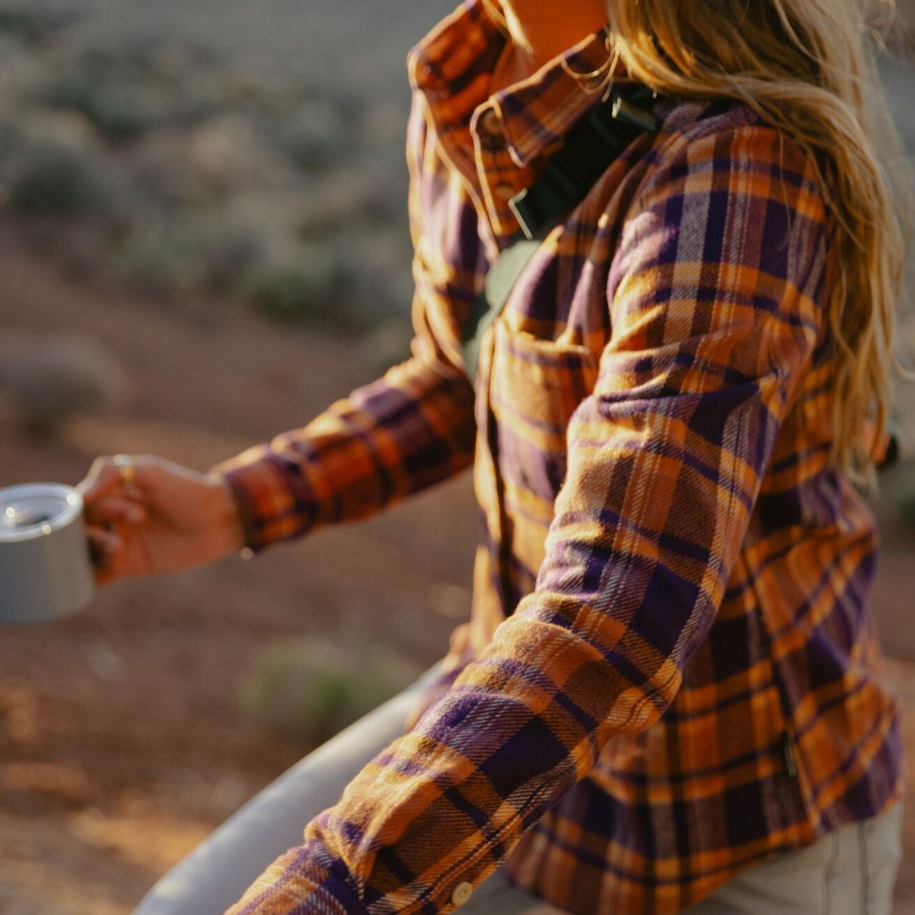 Mero Organic Flannel Shirt Women's - Image 23