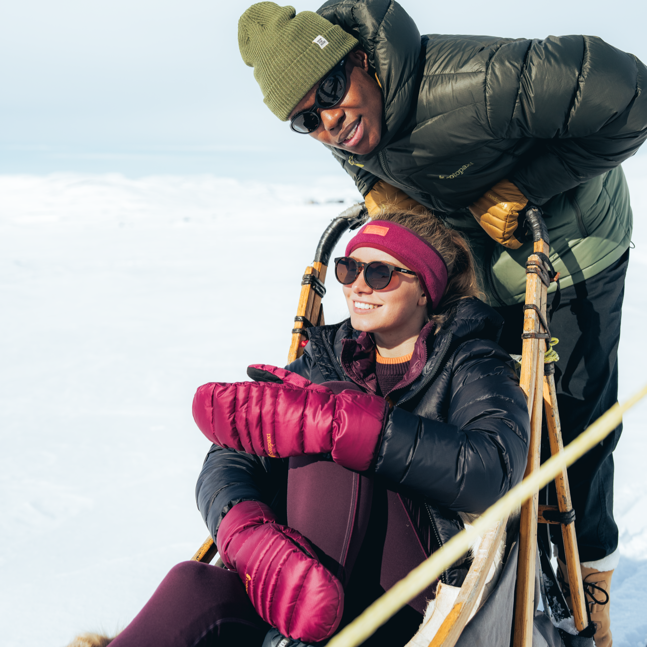 Alternative view of Down Mitten