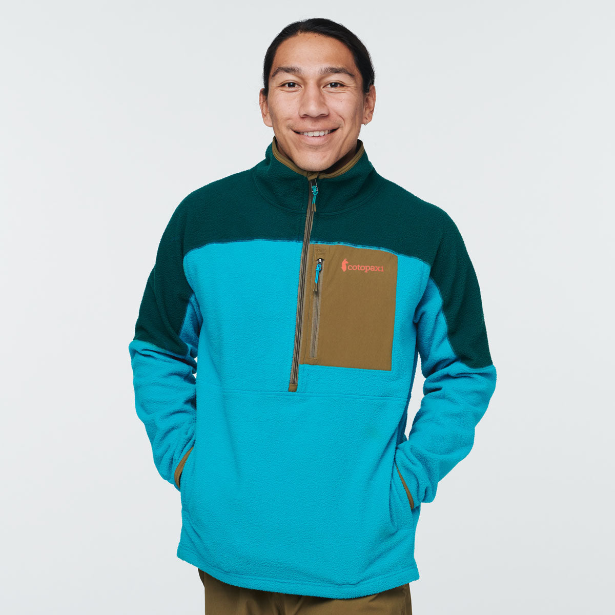 Abrazo Half Zip Fleece Jacket Men's - Image 6