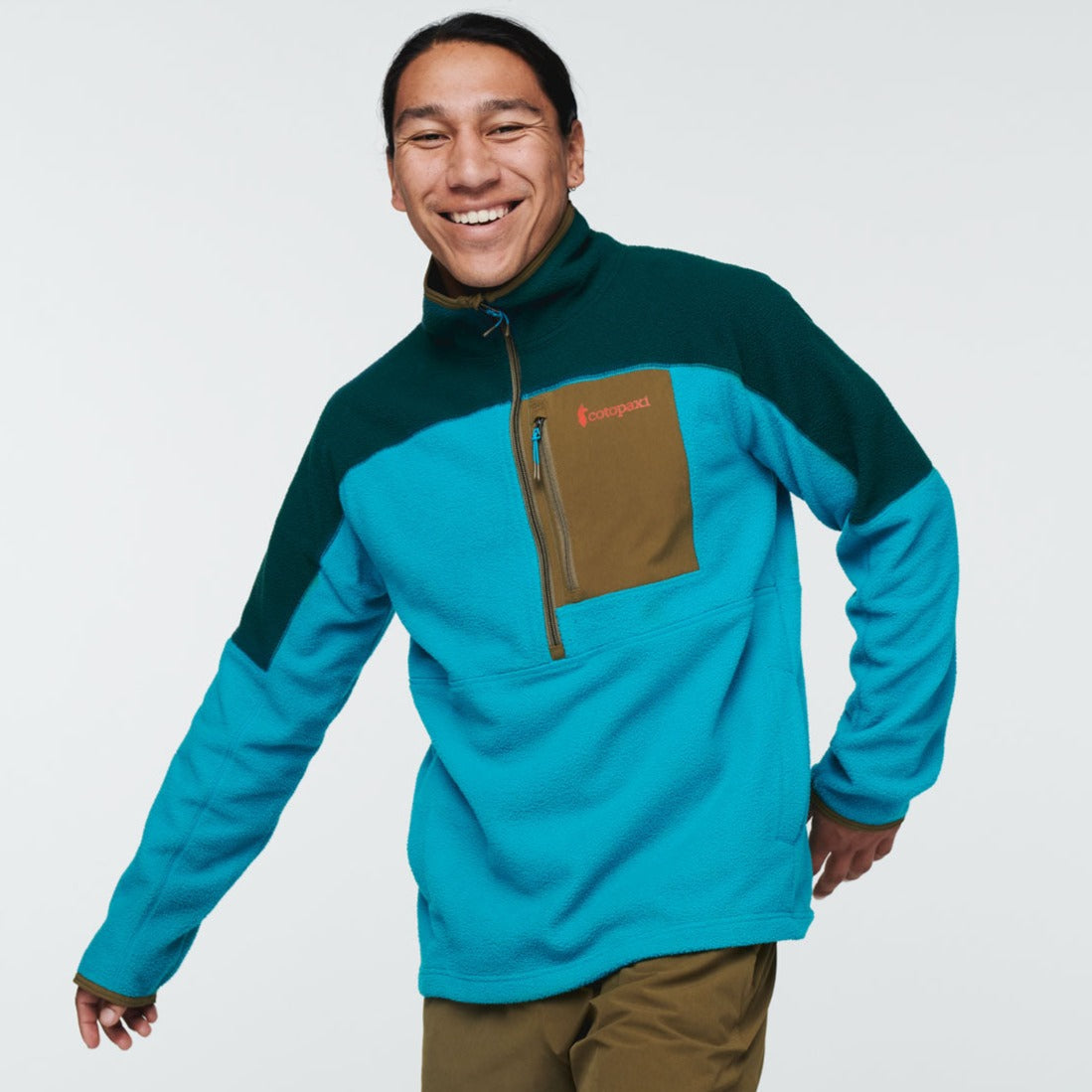Abrazo Half Zip Fleece Jacket Men's - Image 8