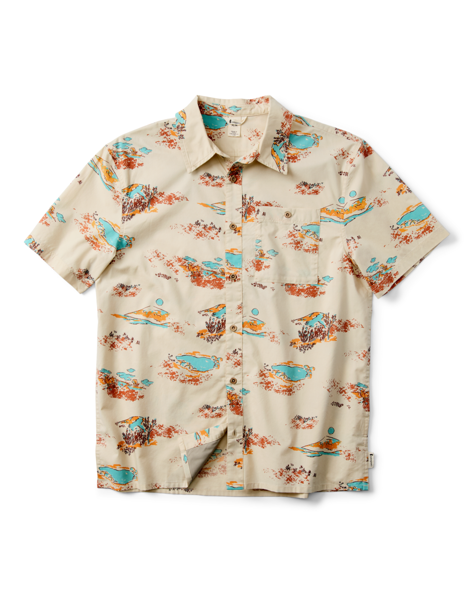 Estival Button Up Shirt Print Men's - Image 4