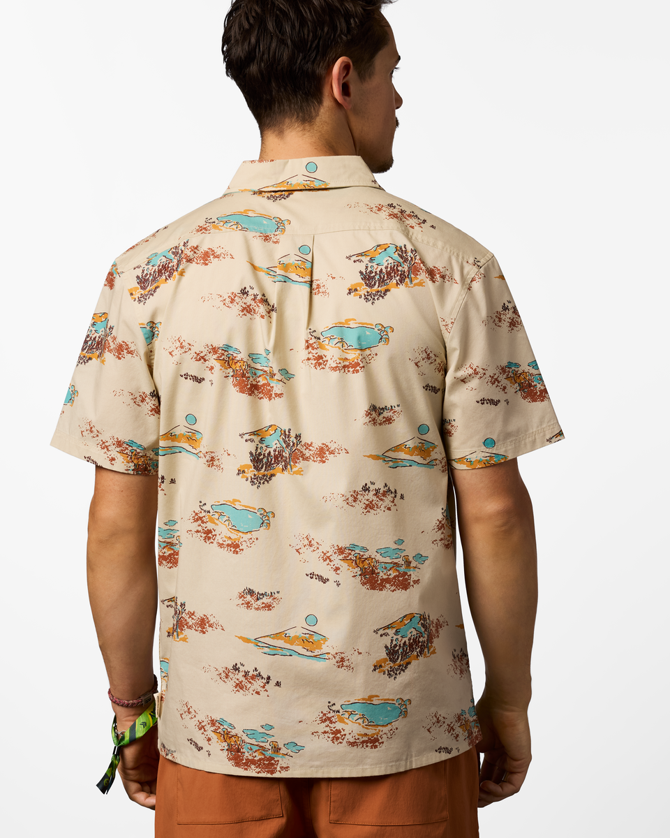 Estival Button Up Shirt Print Men's - Image 3