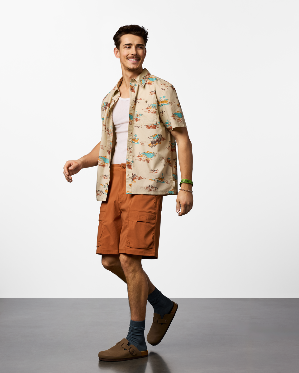 Alternative view of Estival Button Up Shirt   Print   Men's